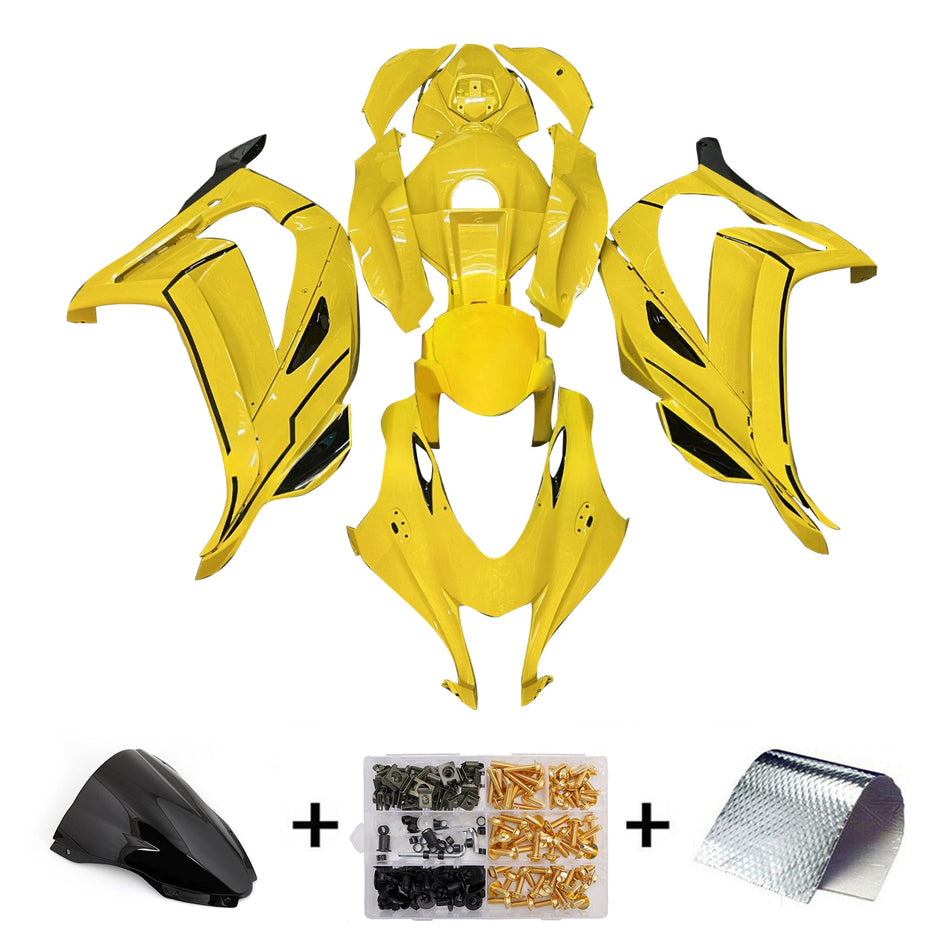 Injection Verkleidung Kit Karosserie Kunststoff ABS fit Für Kawasaki ZX10R 2016-2020