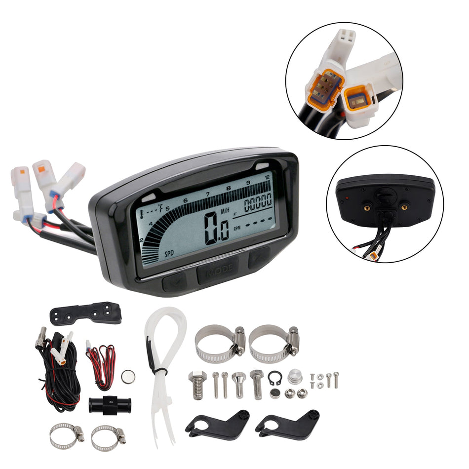 2018–2024 YAMAHA KODIAK 450 Tachometer Kilometerzähler Drehzahlmesser Digital-LCD