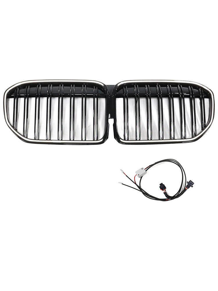2019–2022 BMW 7er G11 G12 Doppellamellen-Frontgrill schwarz glänzend