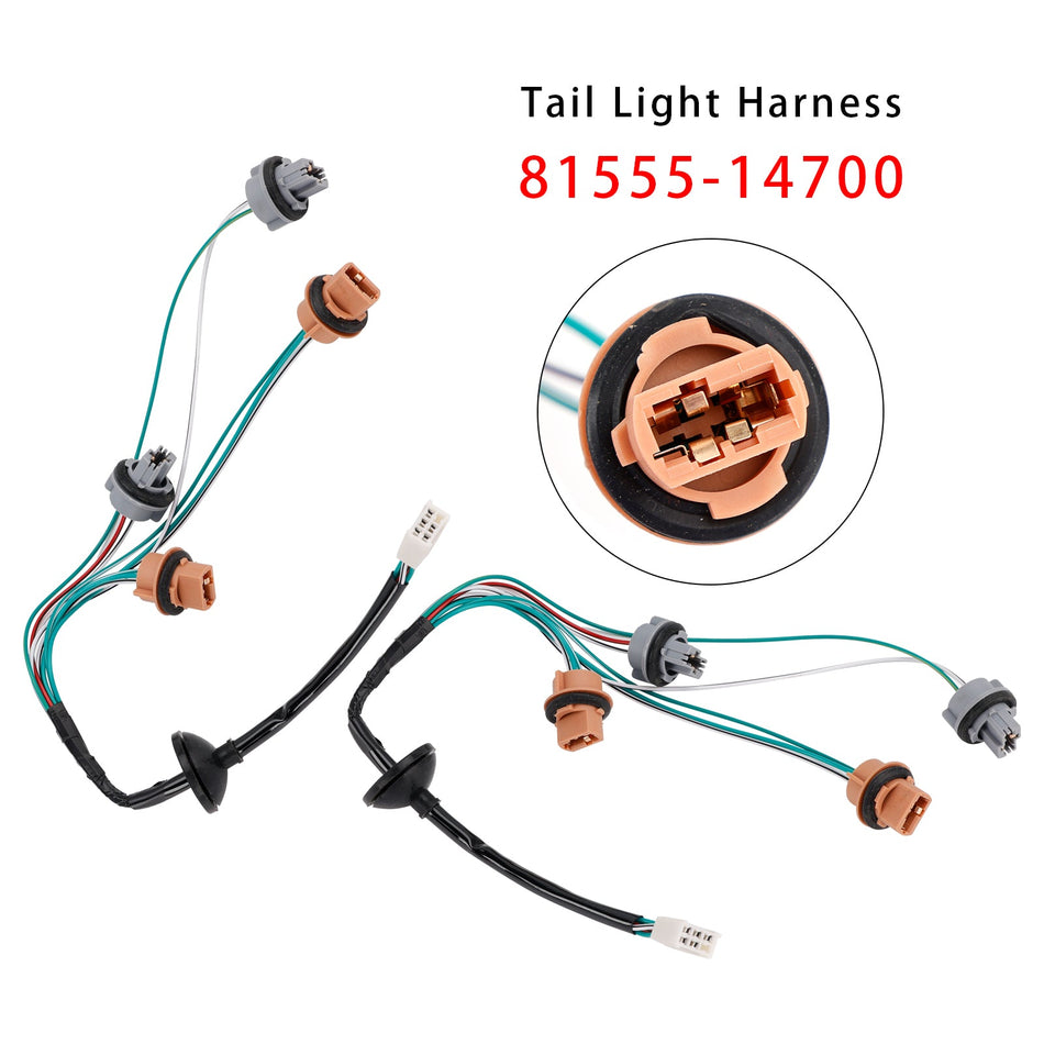 2-teiliger Rücklichtkabelbaum 81555-14700 für Toyota Supra 1997-1998