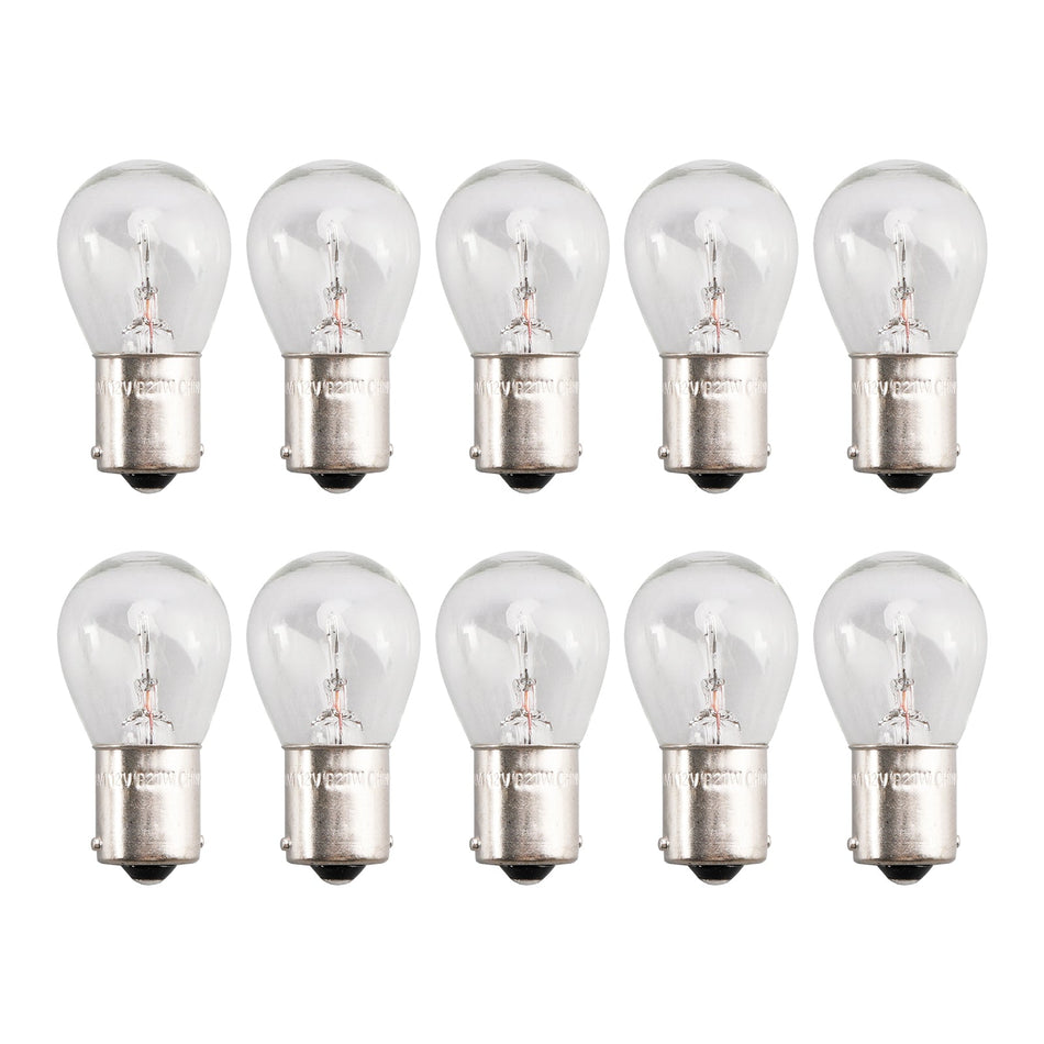 10 STÜCKE Auto Licht Rohrlampe birne P21W BA15S 7506 12 V 21 Watt Für OSRAM