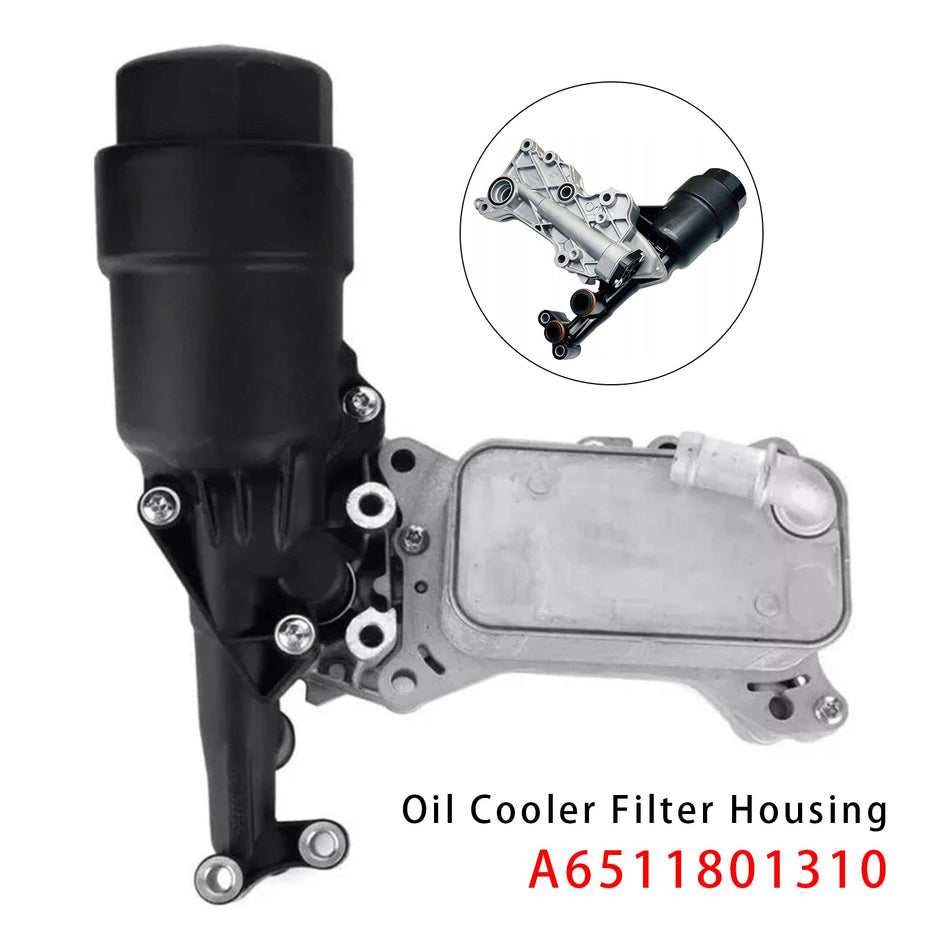 Motorölkühler-Filtergehäuse + Kühler A6511801310 für Mercedes-Benz OM651