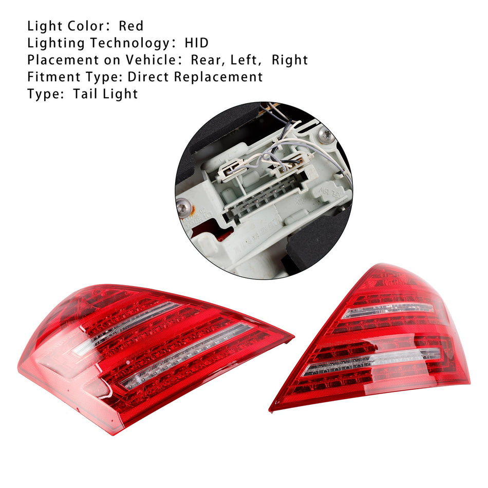2007–2013 Mercedes Benz W221 S-Klasse Links + Rechts LED Rücklicht Lampe 2218201364 464