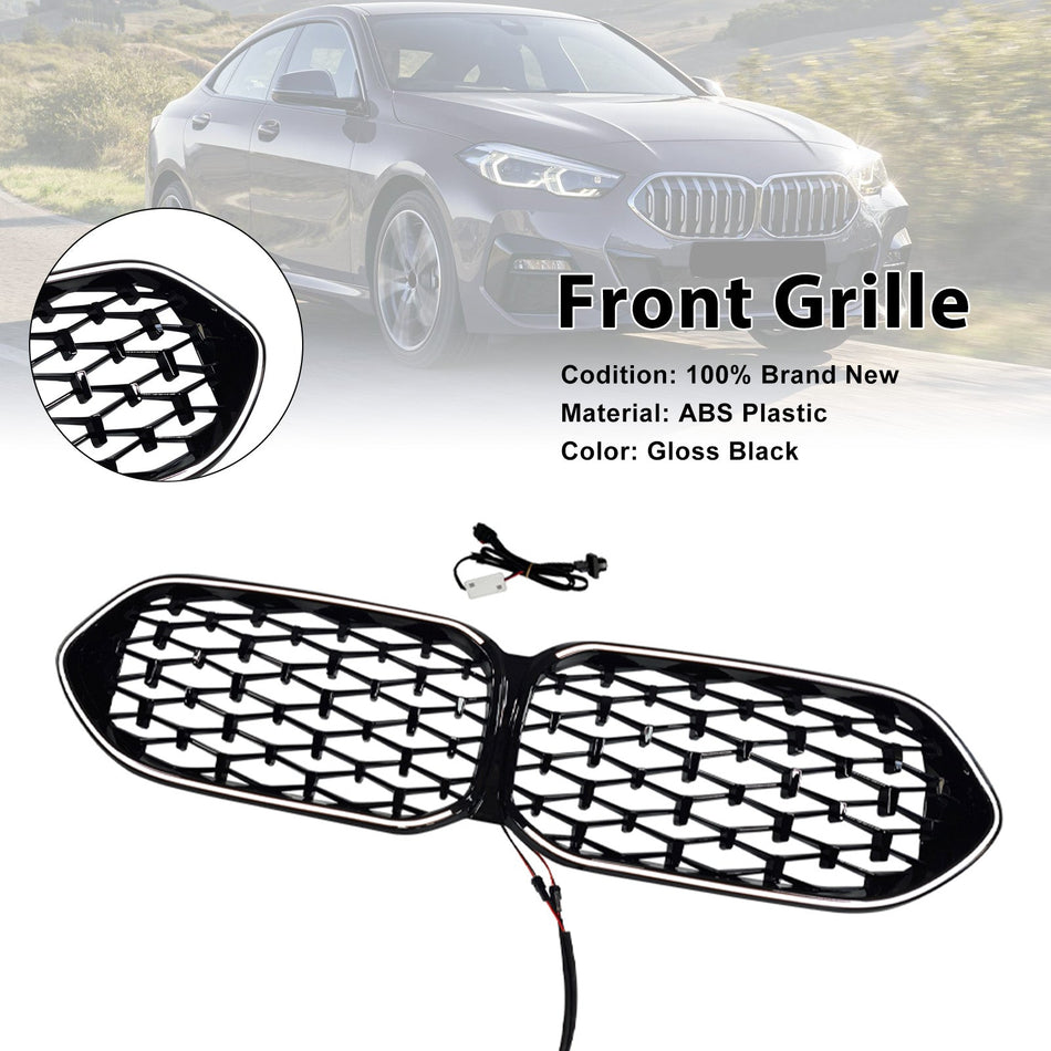 Frontgrill in Diamantglanzschwarz für BMW 2er F44 Coupé (2020–2023)