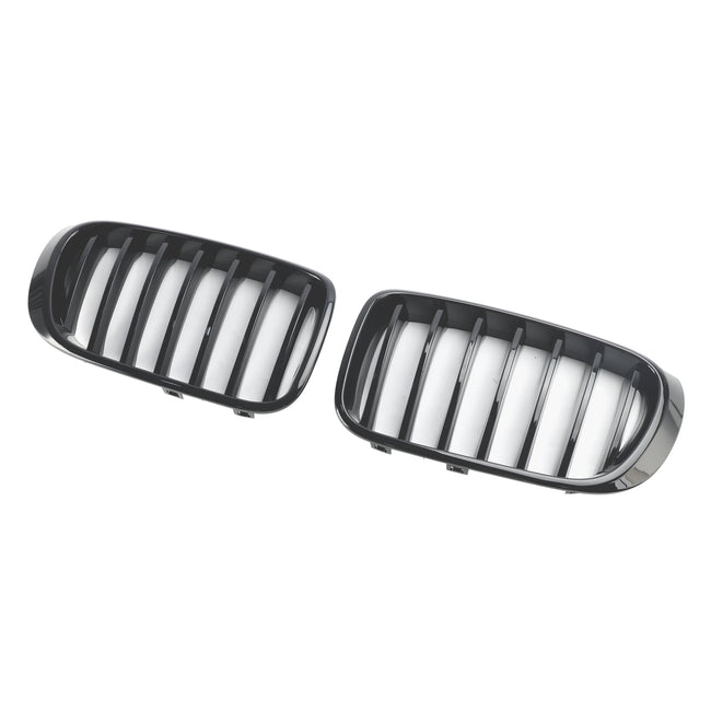 Glänzend schwarz Frontstoßstange Nierengrill Grille für BMW X3 X4 F25 F26 2014-2017