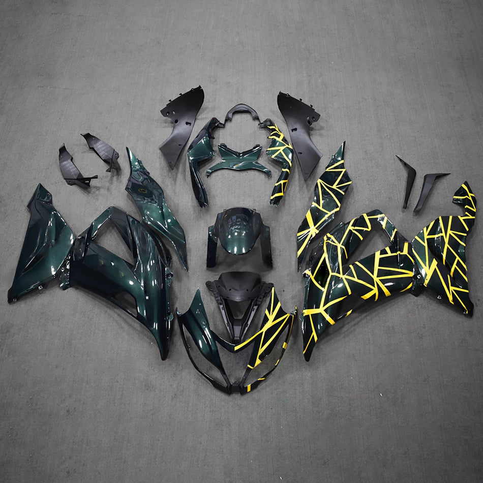 Verkleidungssatz aus ABS-Kunststoff, passend für Kawasaki ZX6R 636 (2013–2018)