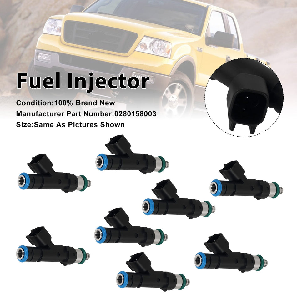 8 Stück Kraftstoffeinspritzdüsen für Ford F-150 Lariat 5.4L V8 04 0280158003