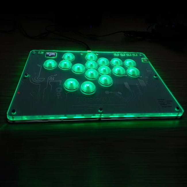 HITBOX Kampftastatur Hitbox Arcade Joystick Erweiterte Tasten Street Fighter 6 Steam Raspberry Pi Tastatur