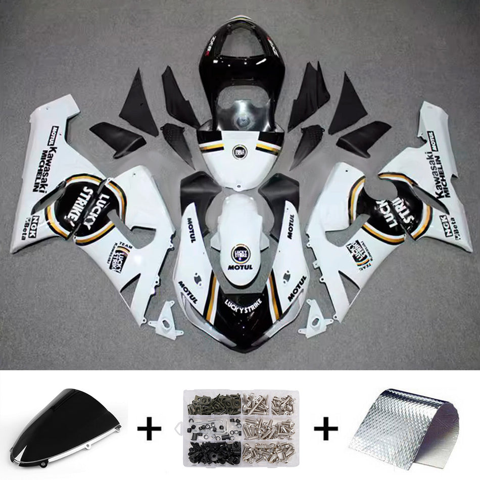 Verkleidungssatz aus ABS-Kunststoff, passend für Kawasaki ZX6R 636 (2005-2006)