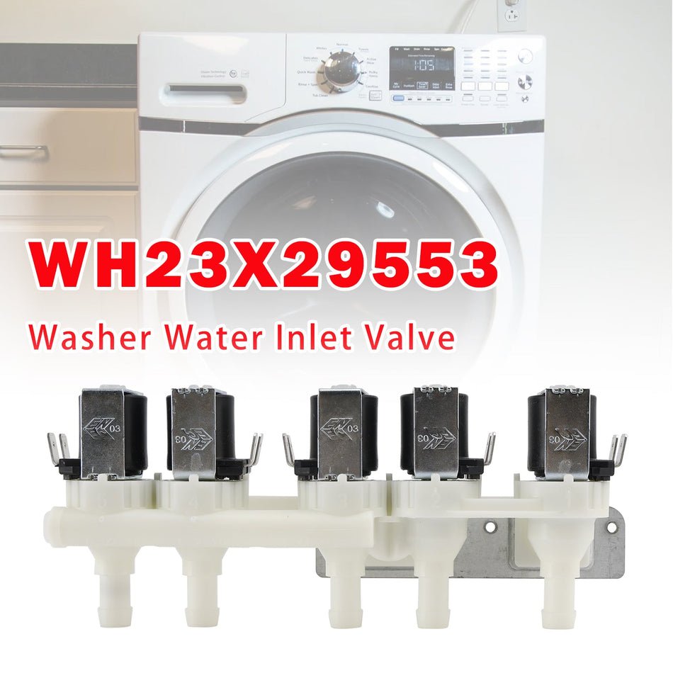 WH23X29553 Wasser-Magnetventil für GE-Waschmaschine