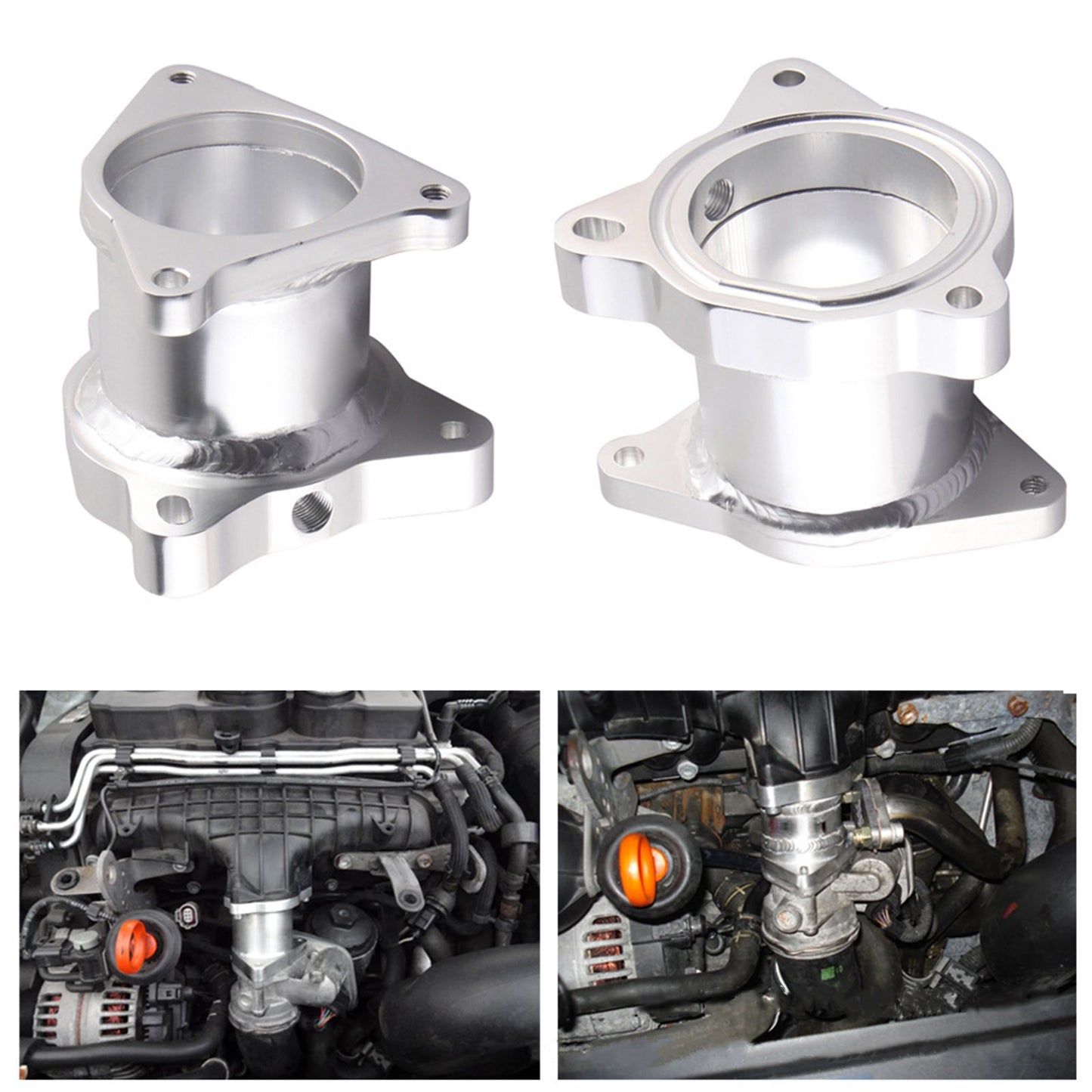 VW Golf Mk5 – BKD / AZV (PD140) und BMN (PD170) 2.0 16 V PD- und PPD-Motoren, EGR-Löschventil-Rohrsatz