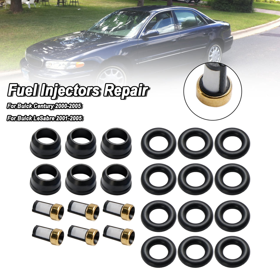 6PCS Kraftstoff Injektor Reparatur Kit O-Ringe FJ318 Fit Buick Fit Chevy Fit Pontiac