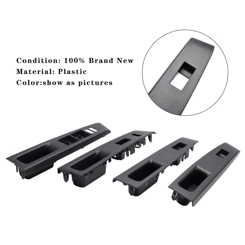 4 stücke Fenster Schalter Panel Lünette Trim Für Toyota Yaris 2012-2014 74232-52550-C0 74231-52650-C0