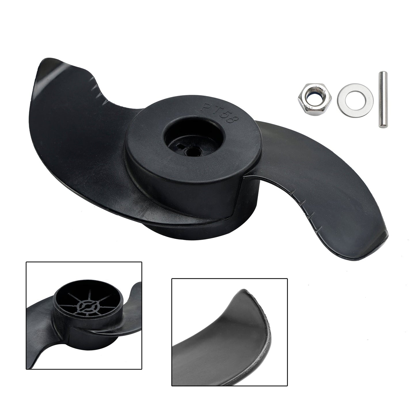 Trolling-Motor-Propeller Weedless Wedge 2 Propeller für 3-5/8" Motordurchmesser 2091160