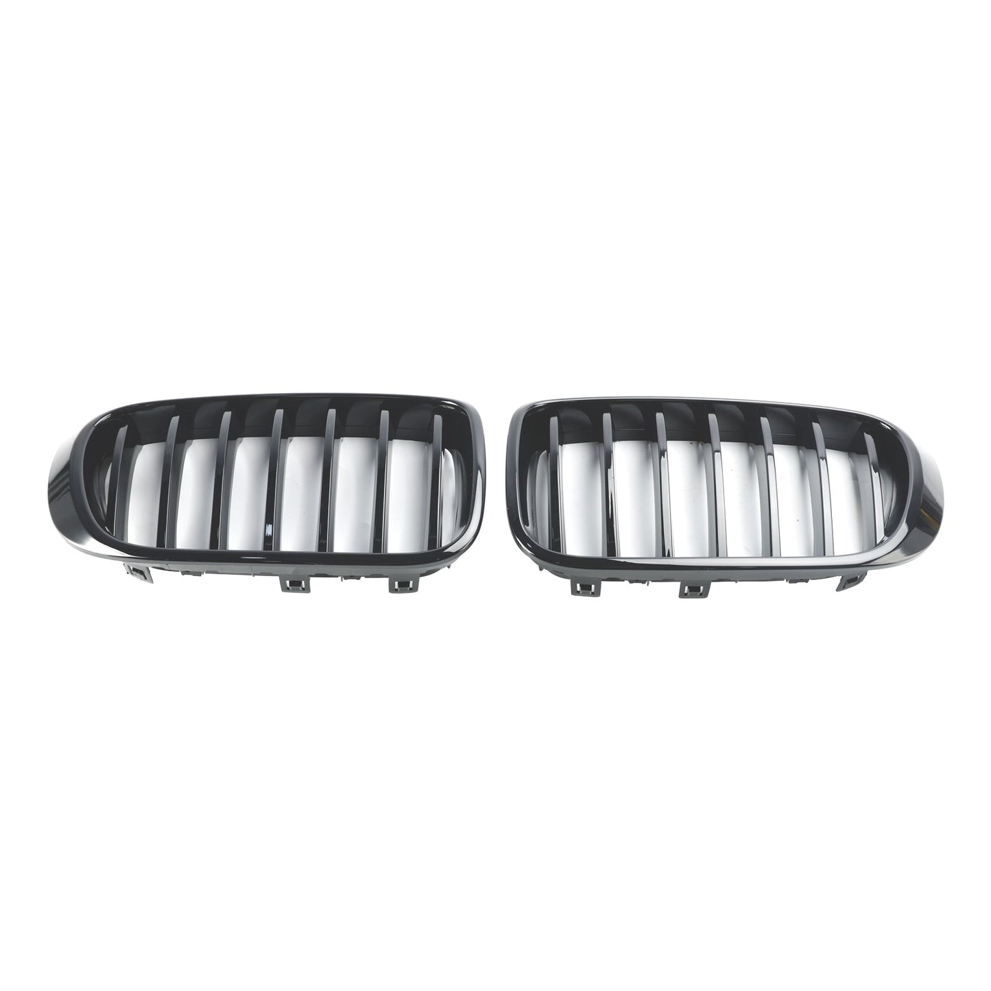 Glänzend schwarz Frontstoßstange Nierengrill Grille für BMW X3 X4 F25 F26 2014-2017