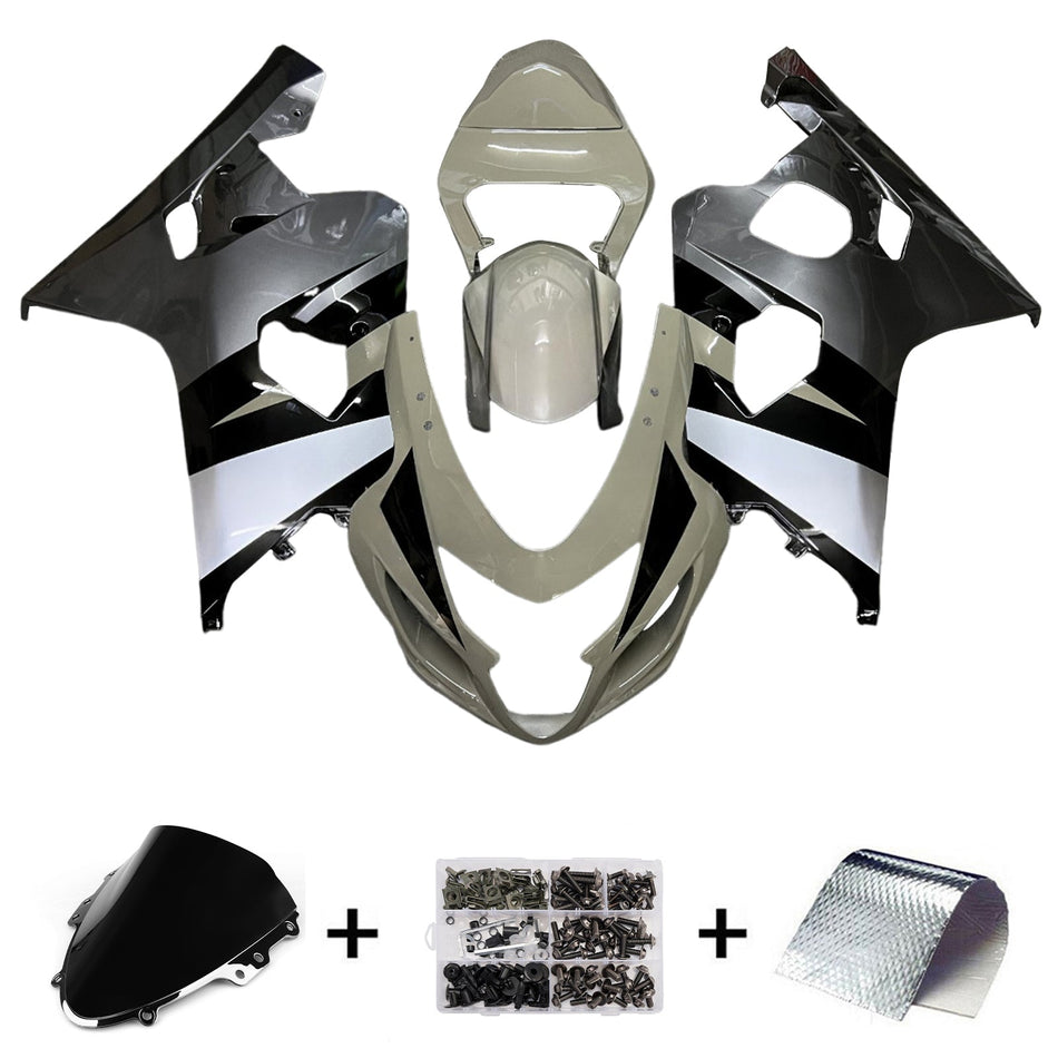 Injection Verkleidung Kit Karosserie Kunststoff ABS Für Suzuki GSXR 600/750 2004-2005 K4