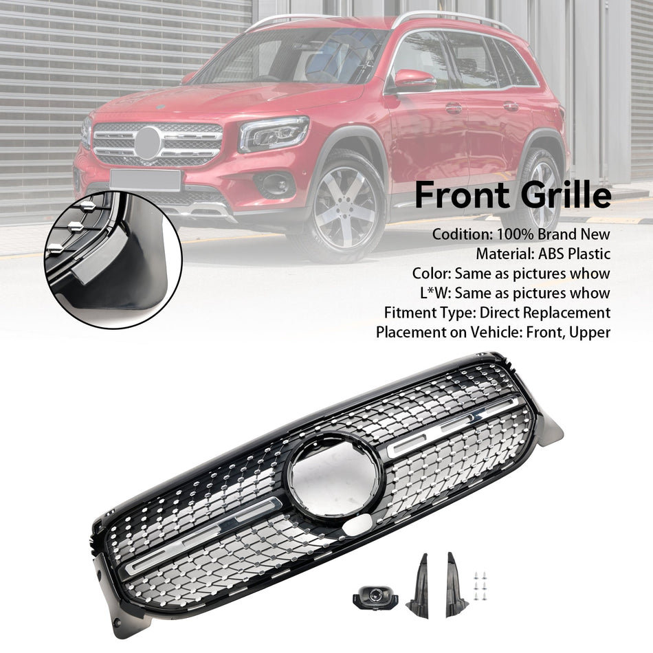 2020-2023 Mercedes Benz GLB X247 Diamant-Frontsto?stangengrill