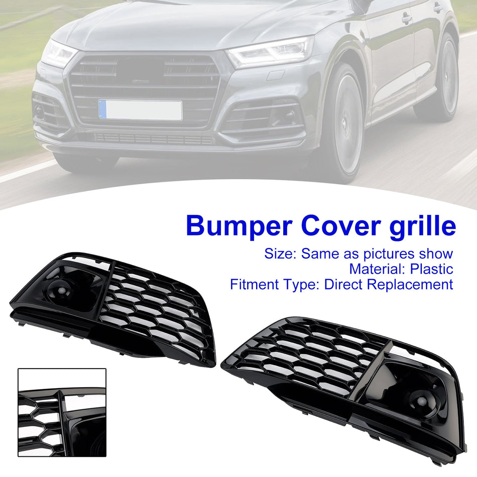Nebelscheinwerfergitterabdeckung 80A807679L für Audi Q5 SQ5 (Vor-Facelift) mit Zubehör (2018–2022)