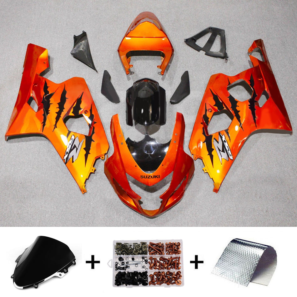 Verkleidungssatz aus ABS-Kunststoff für Suzuki GSXR 600/750 2004-2005 K4