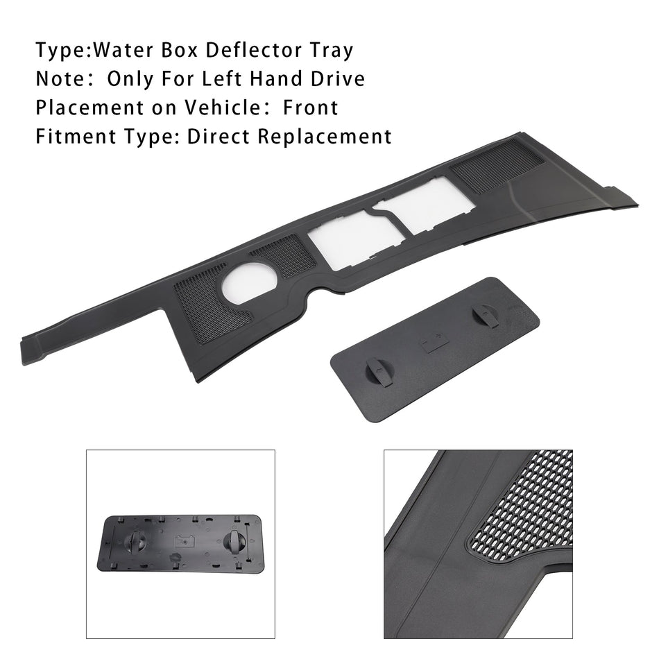Wasser Box Deflektor Fach &amp; Batterie Abdeckung 8E1819447 Für LHD Audi A4 B6 B7 02-2007