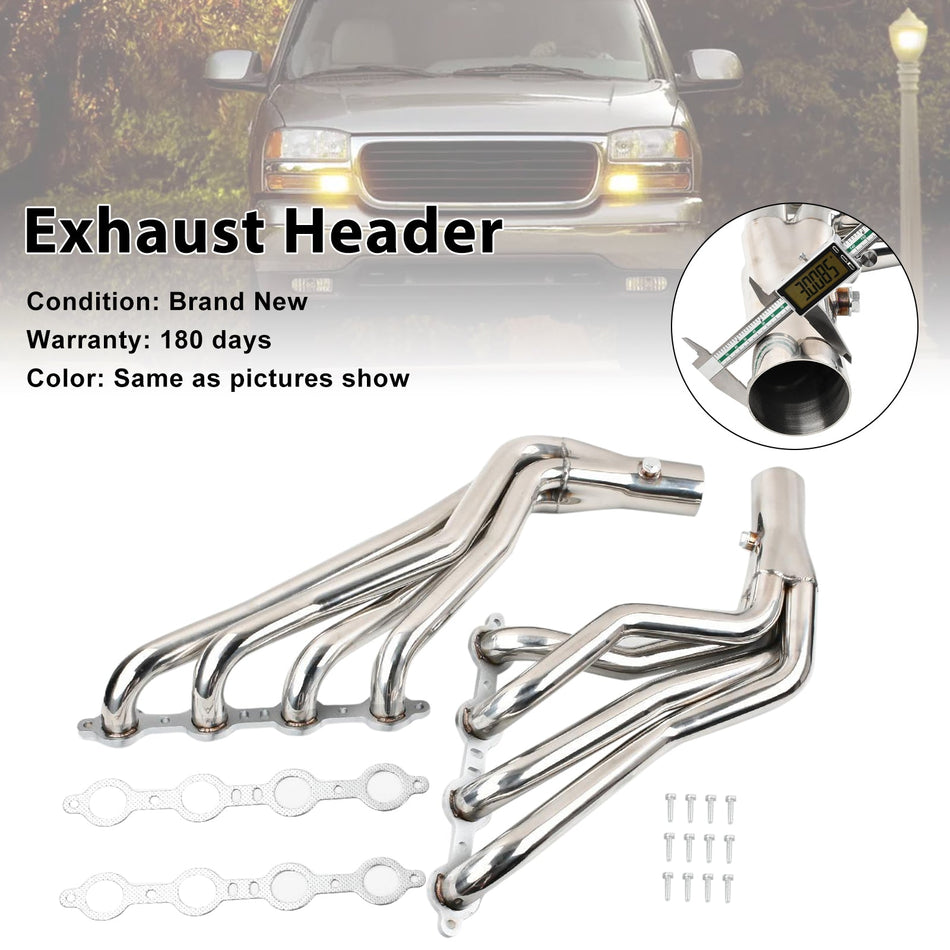 Auspuffkrümmer-Header Fit Chevy 1999-2006 1-3/4"" GMC Sierra 4.8 5.3 6.0 V8