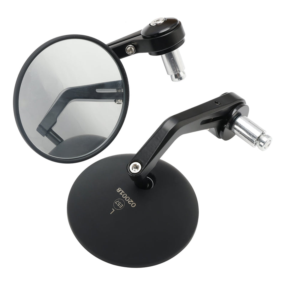 2x Custom Schwarz CNC Aluminium Bar End Seitenspiegel Für Street Twin &amp; Scrambler