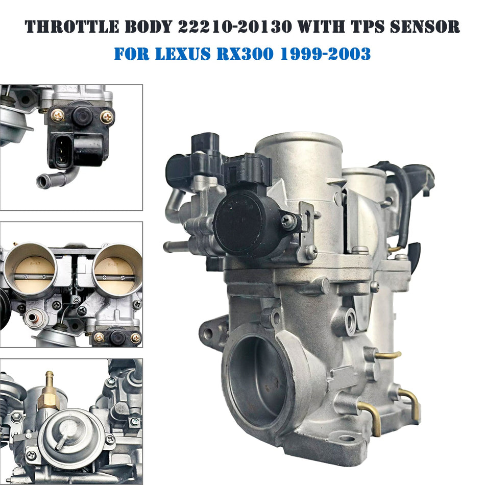 1999-2003 Lexus RX300 3.0L Drosselklappengeh?use 22210-20130 mit TPS-Sensor