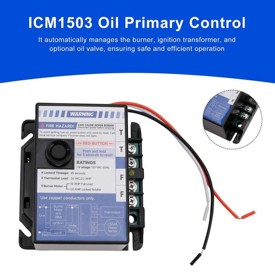 Primärsteuerung für intermittierende Zündung ersetzt ICM1503 R8184G