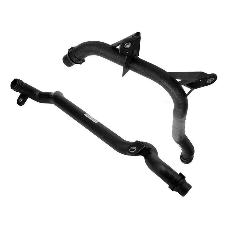 2 x Kühlmittel-Einlassrohre für Motorvorwärmer für BMW E46 E83 X3 E53 X5