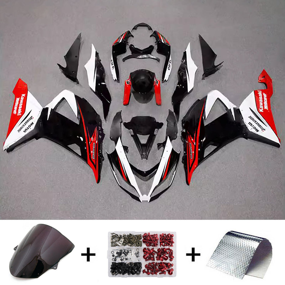 Verkleidungssatz aus ABS-Kunststoff, passend für Kawasaki ZX6R 636 (2013–2018)