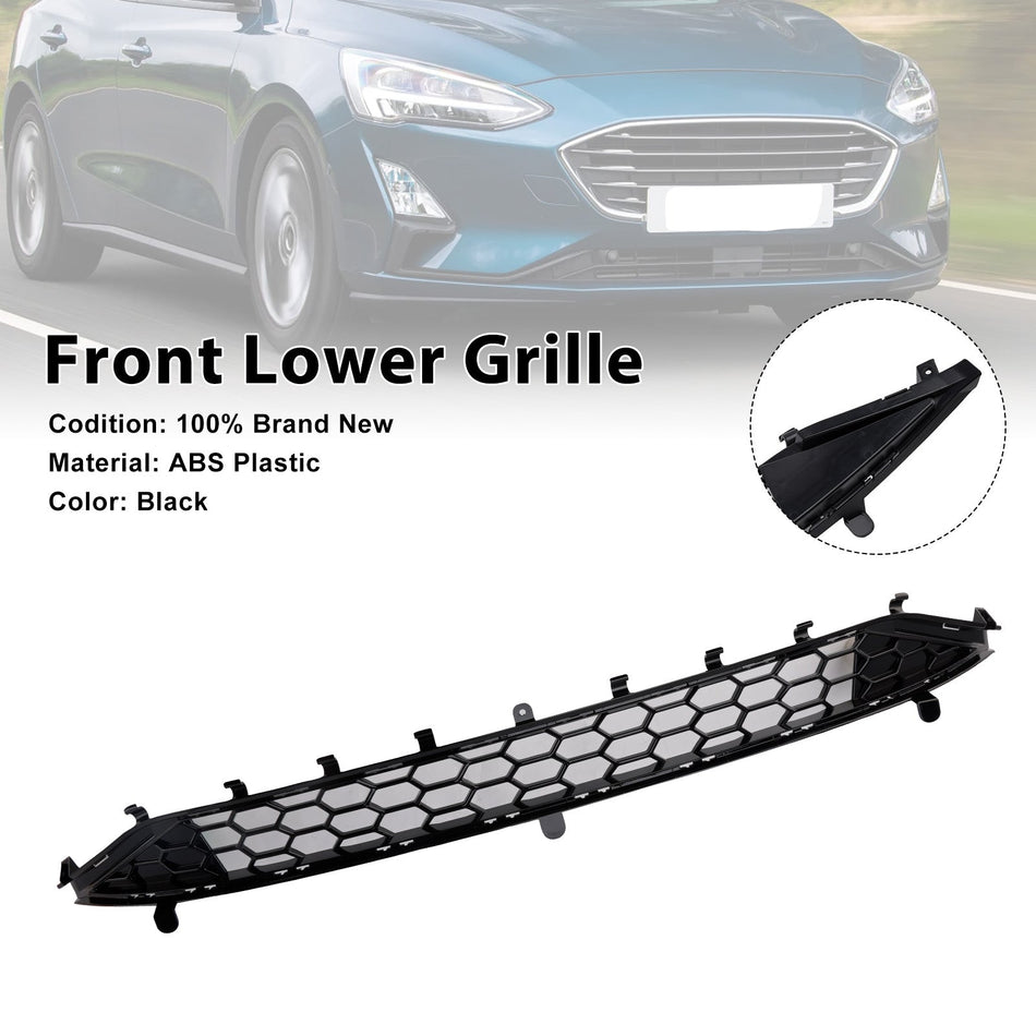 2018–2021 Ford Focus MK4 St Style Frontstoßstange unterer Grill Grille schwarz
