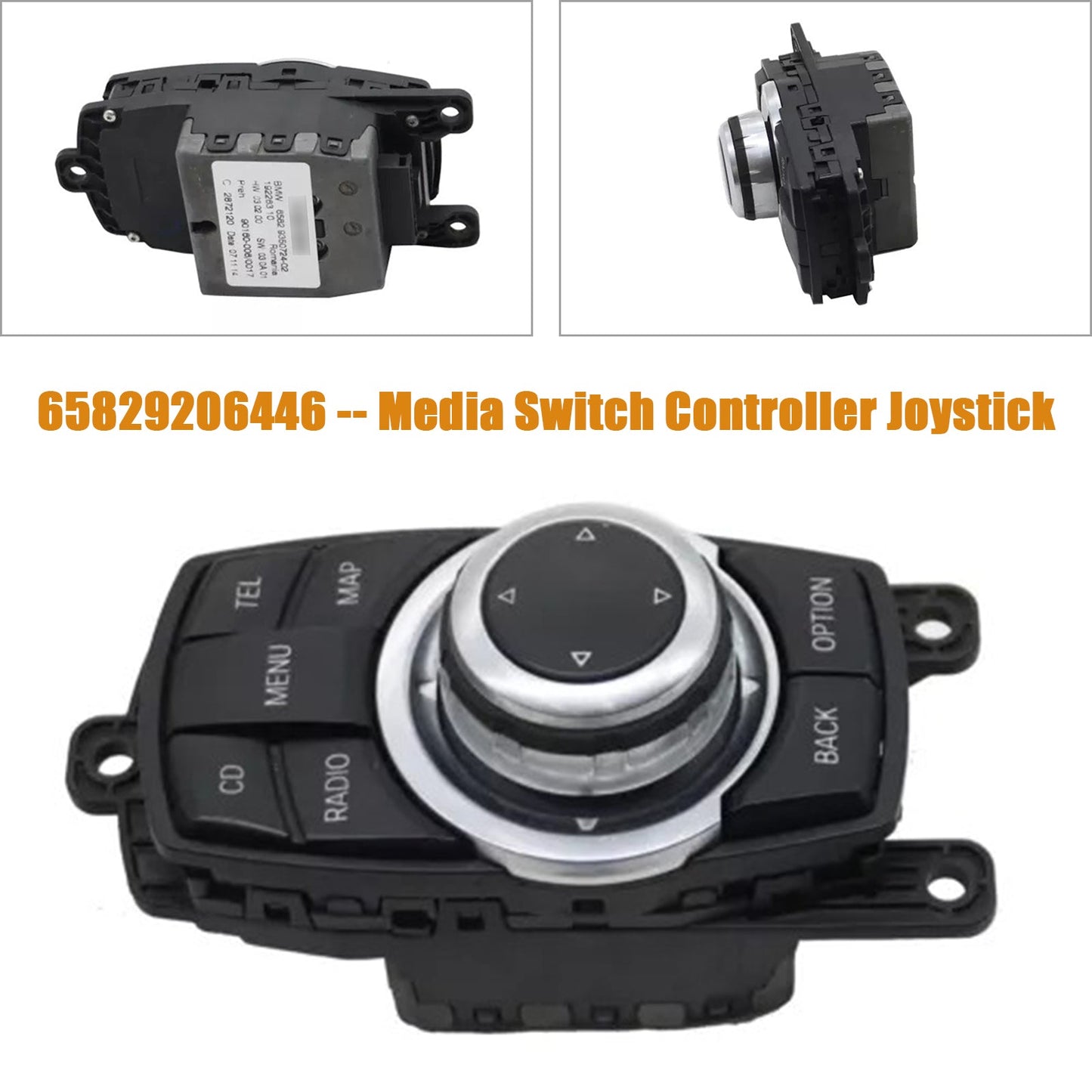 01/2009 – 06/2013 BMW F11 10-poliger Medienschalter-Controller-Joystick 65829206446 65829206444