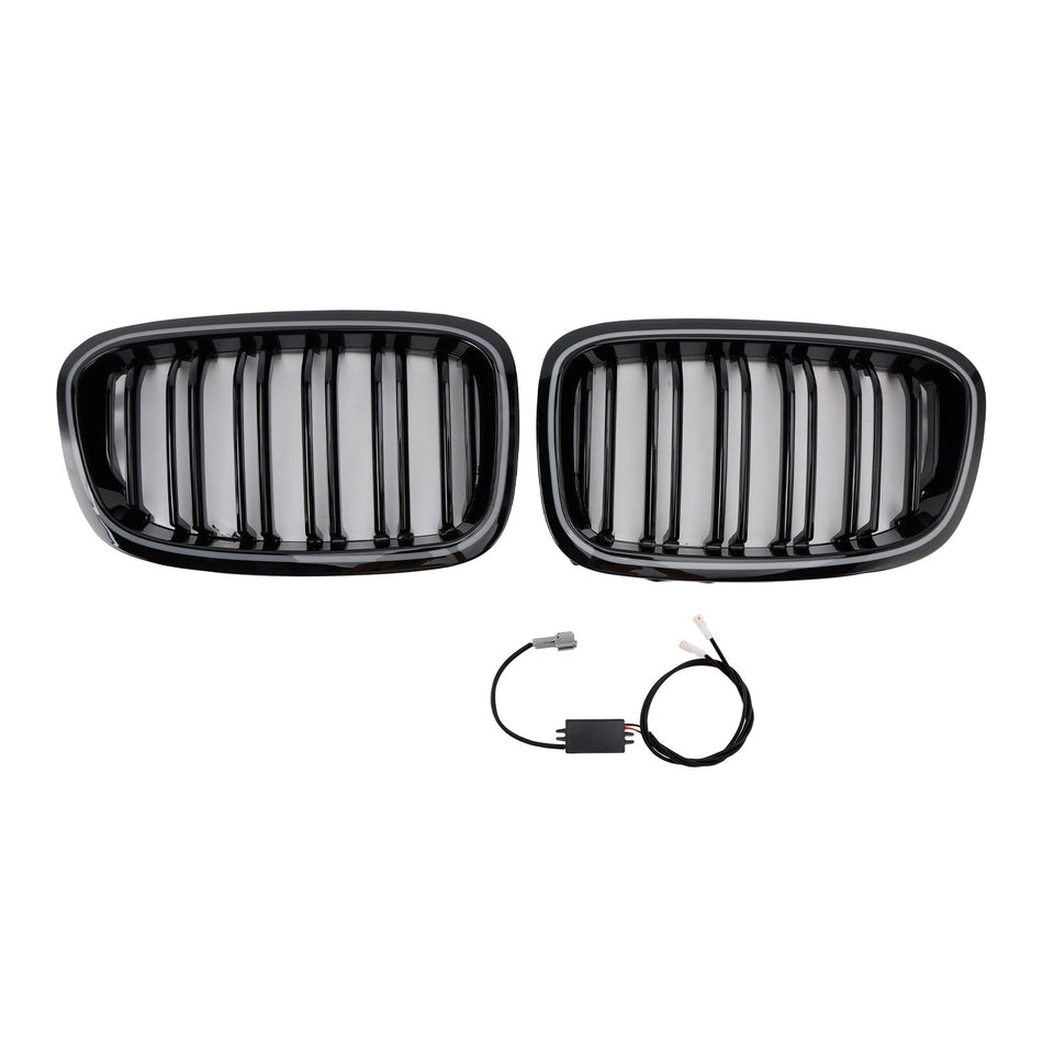 2012-2014 BMW 1er F20 F21 2-teiliger Frontstoßstangen-Nierengrill 551137239021