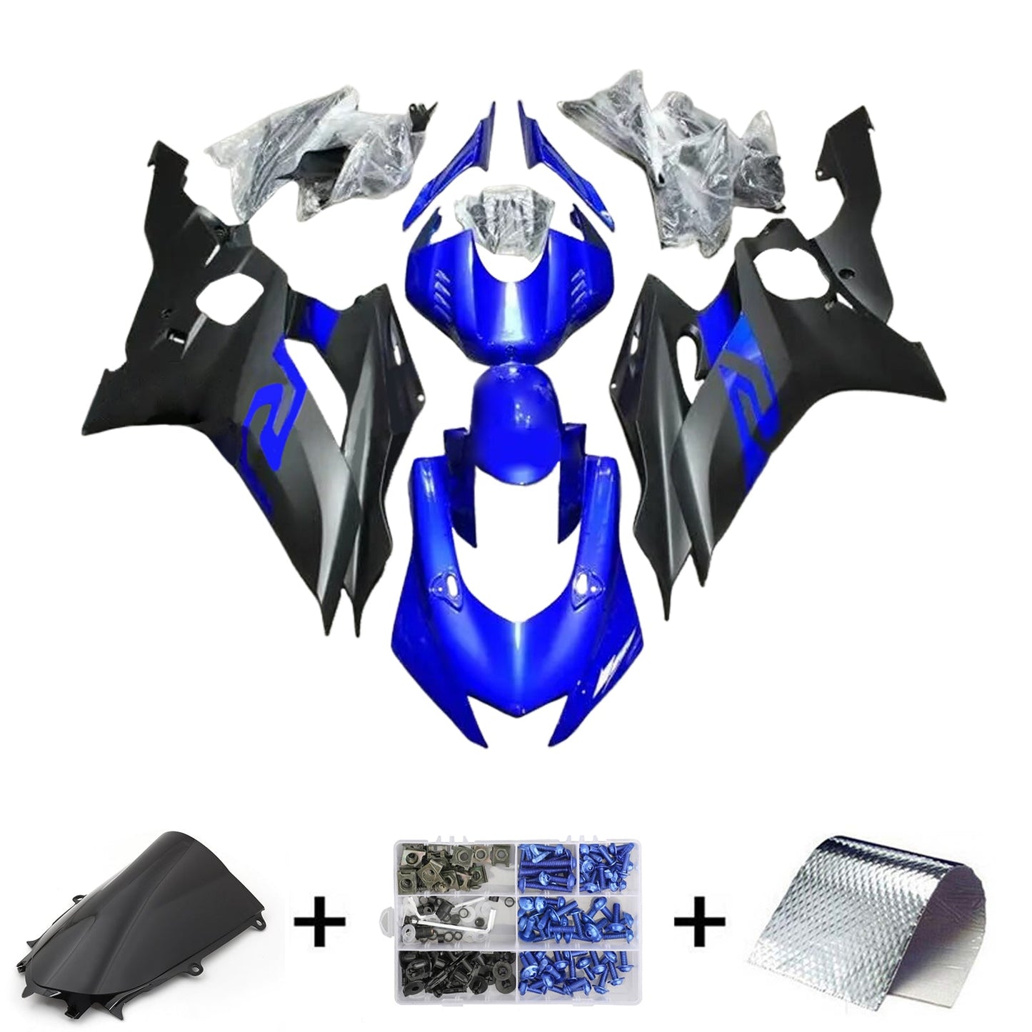 2017-2023 Yamaha YZF-R6 Einspritzverkleidungssatz Karosserie Kunststoff ABS