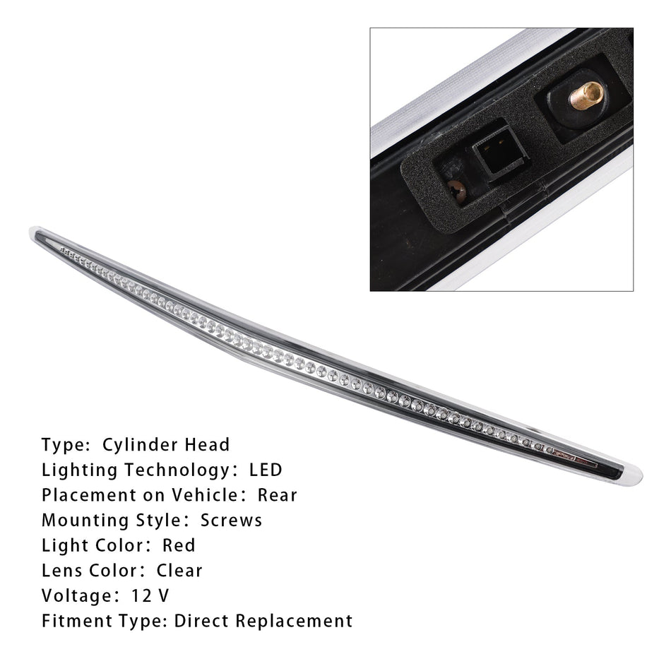 2006–2011 Cadillac DTS Voll-LED Drittes 3. Rücklicht Bremslicht hinten Bremsleuchte weiß 25844853