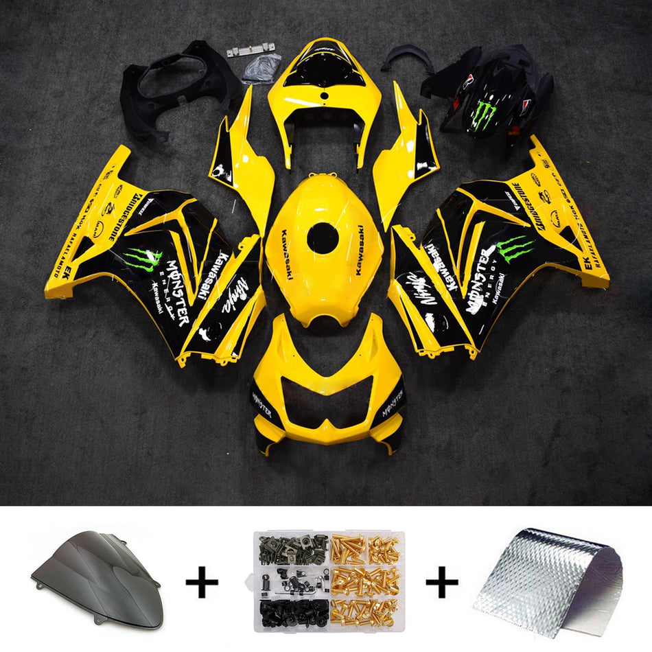 Verkleidungssatz aus ABS-Kunststoff, passend für Kawasaki EX250 Ninja250R 2008-2012