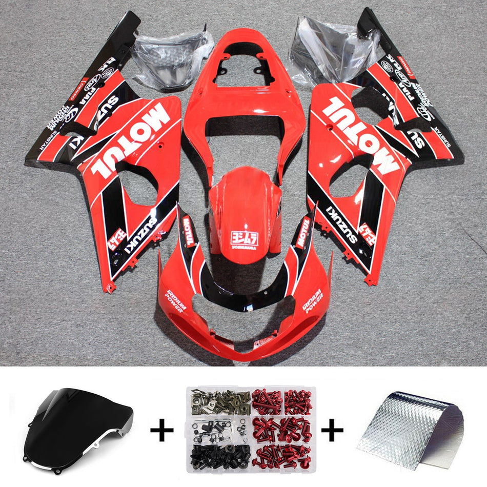 Verkleidungssatz für Suzuki GSXR600 (2001–2003) und GSXR750 (2000–2003) K1