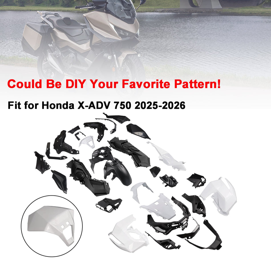 Unlackierte Spritzguss-Verkleidung für Honda X-ADV 750 2025-2026