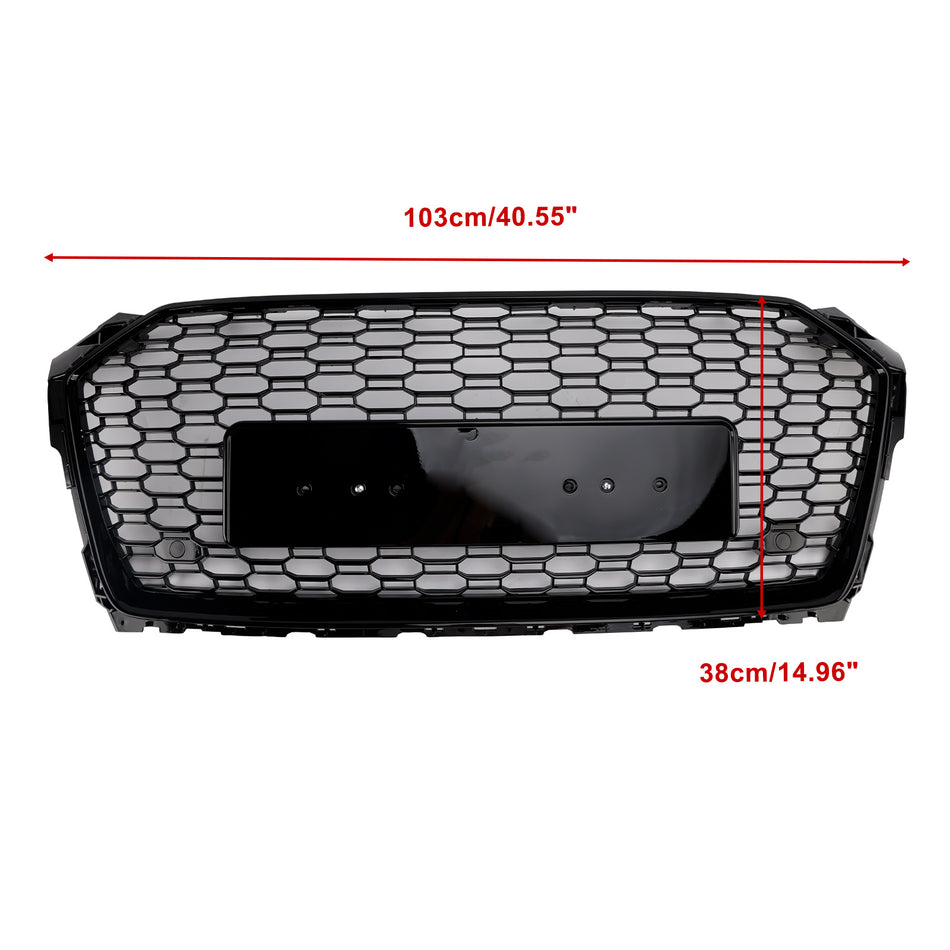 RS5 Style Sport Front Honeycomb Grille Grill Für Audi A5 S5 B9 2017-2019