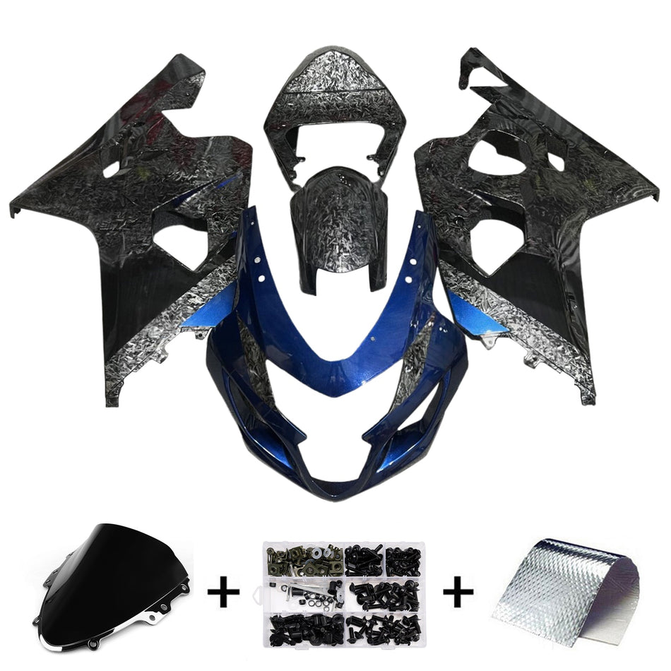 Injection Verkleidung Kit Karosserie Kunststoff ABS Für Suzuki GSXR 600/750 2004-2005 K4