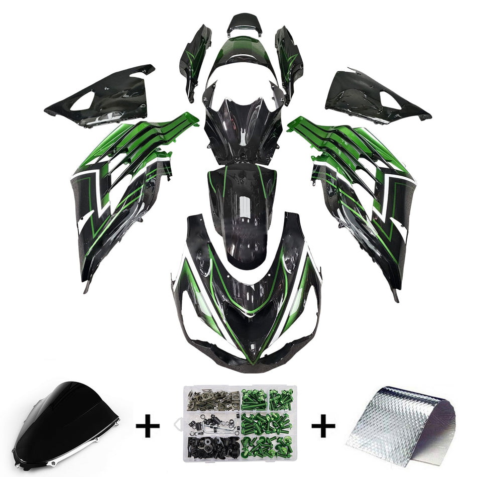 Injection Verkleidung Kit Karosserie fit Für Kawasaki ZX14R ZZR1400 2012-2025