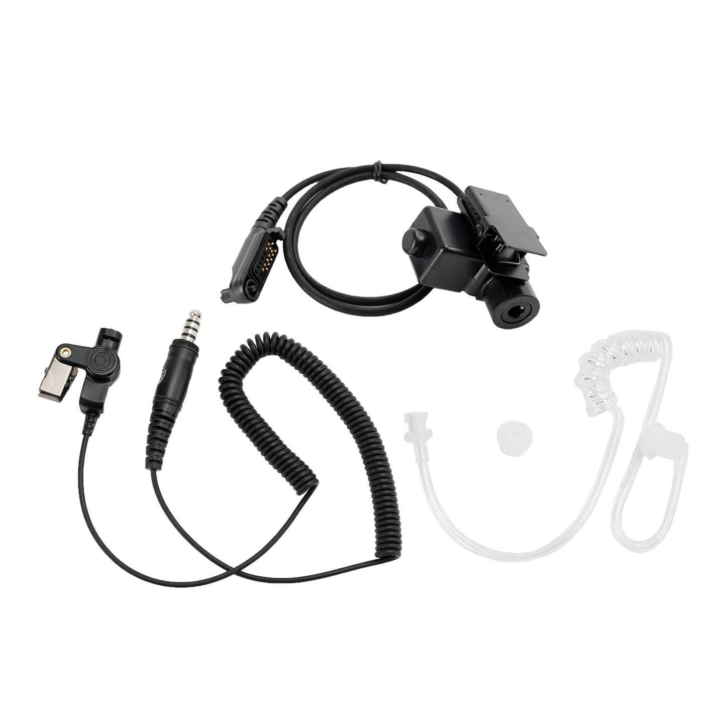 Für HYT PD680 PD685 X1E X1P 6-Pin U94 PTT 7.1-A3 Single Transparent Tube Headset