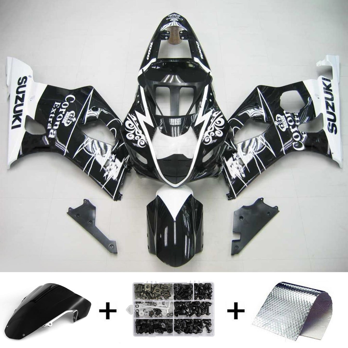 Amotopart Suzuki GSXR1000 2003-2004 Verkleidungskit K3