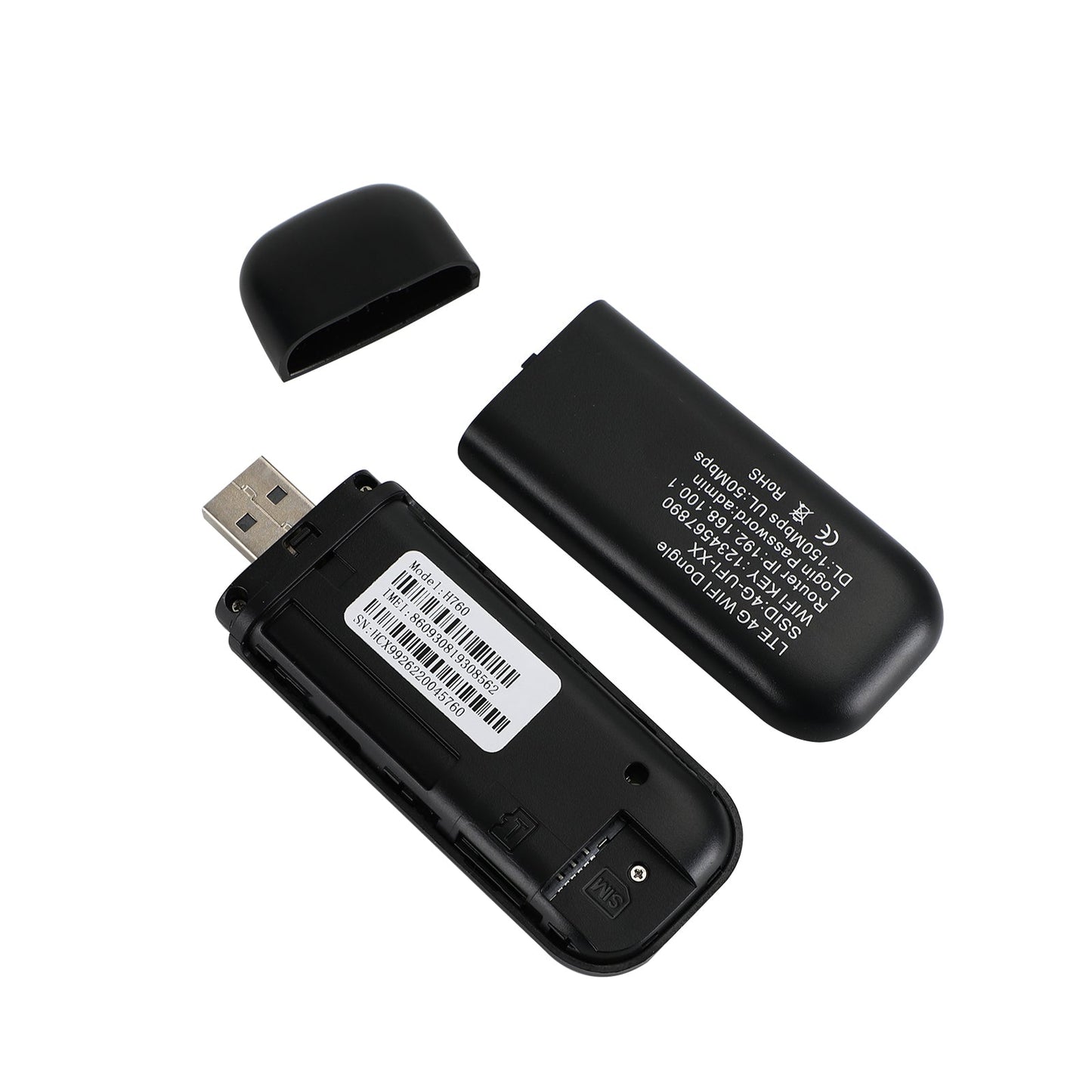 Déduit USB 4G Dongle LTE WiFI Routeur sans fil Modem haut débit mobile Carte SIM