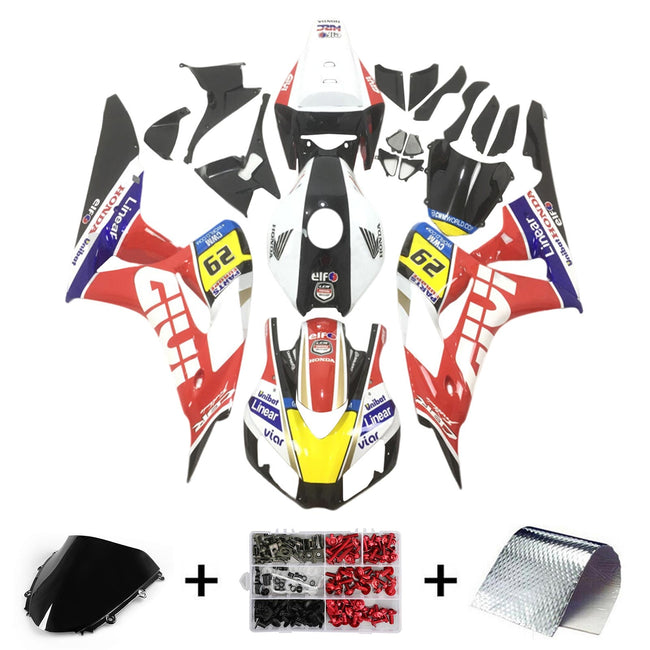 Amotopart Honda CBR1000RR 2006–2007 Verkleidungsset, Karosserie, Kunststoff, ABS