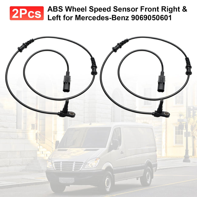 2 Stück ABS-Raddrehzahlsensor vorne rechts und links für Mercedes-Benz 9069050601