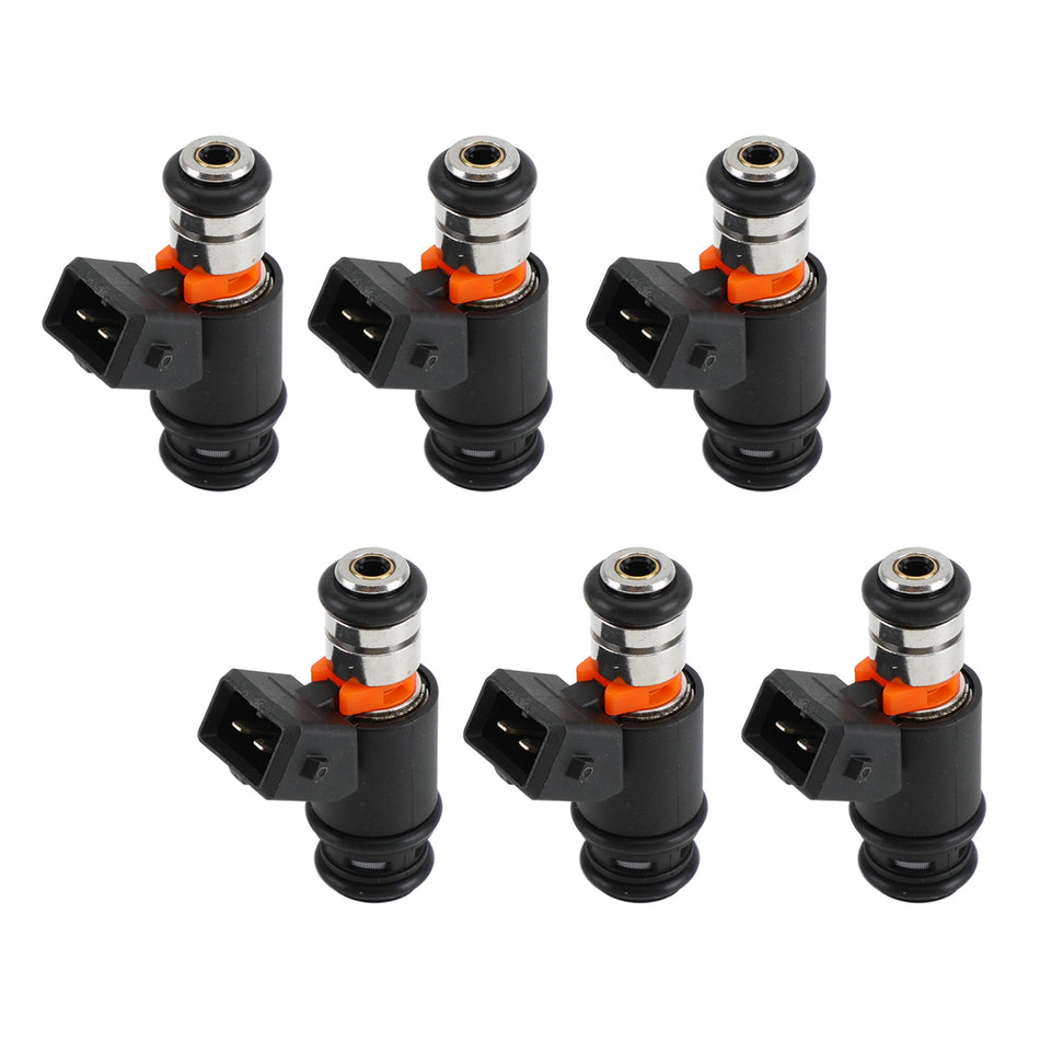 6PCS Fuel Injectors 021906031D Für VW Golf Jetta 1999-2002 EuroVAN 97 99-00 2.8L