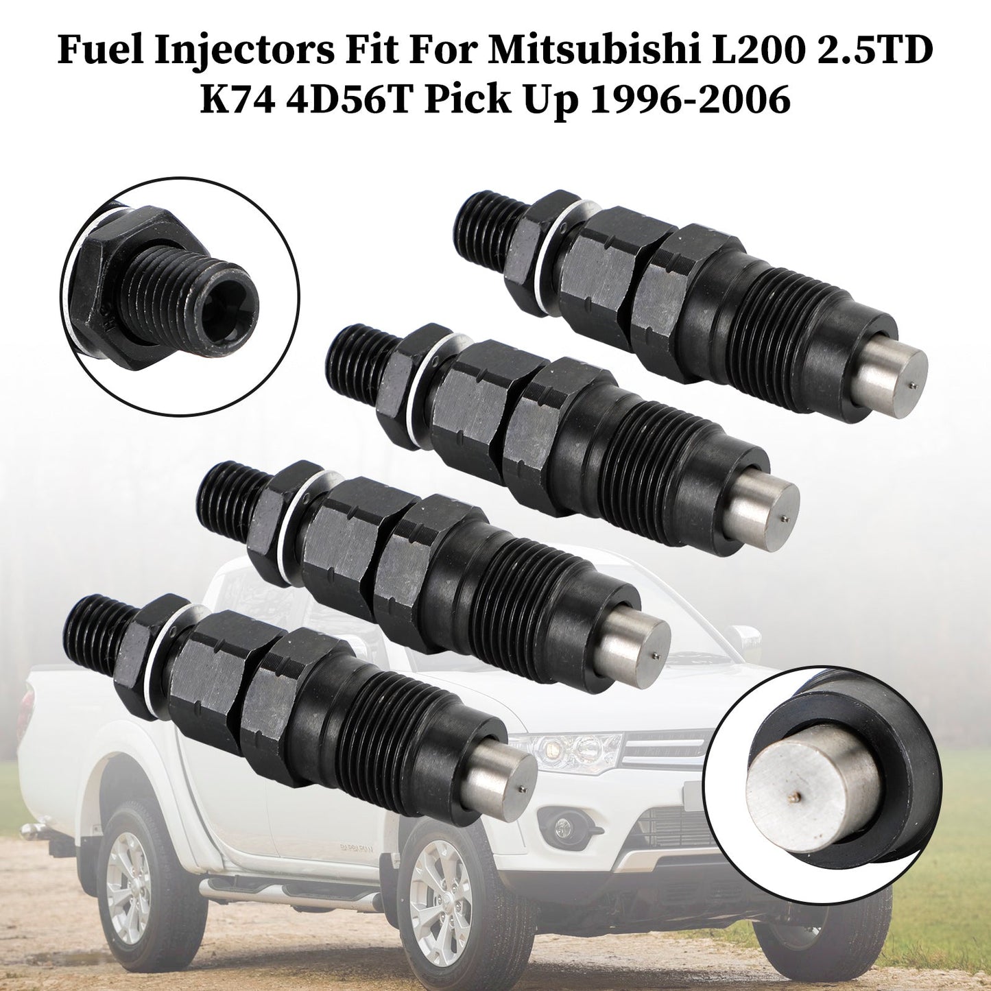 Mitsubishi L200 L400 Pick Up Diesel 105148-1311 4PCS Injecteurs de carburant MD196607