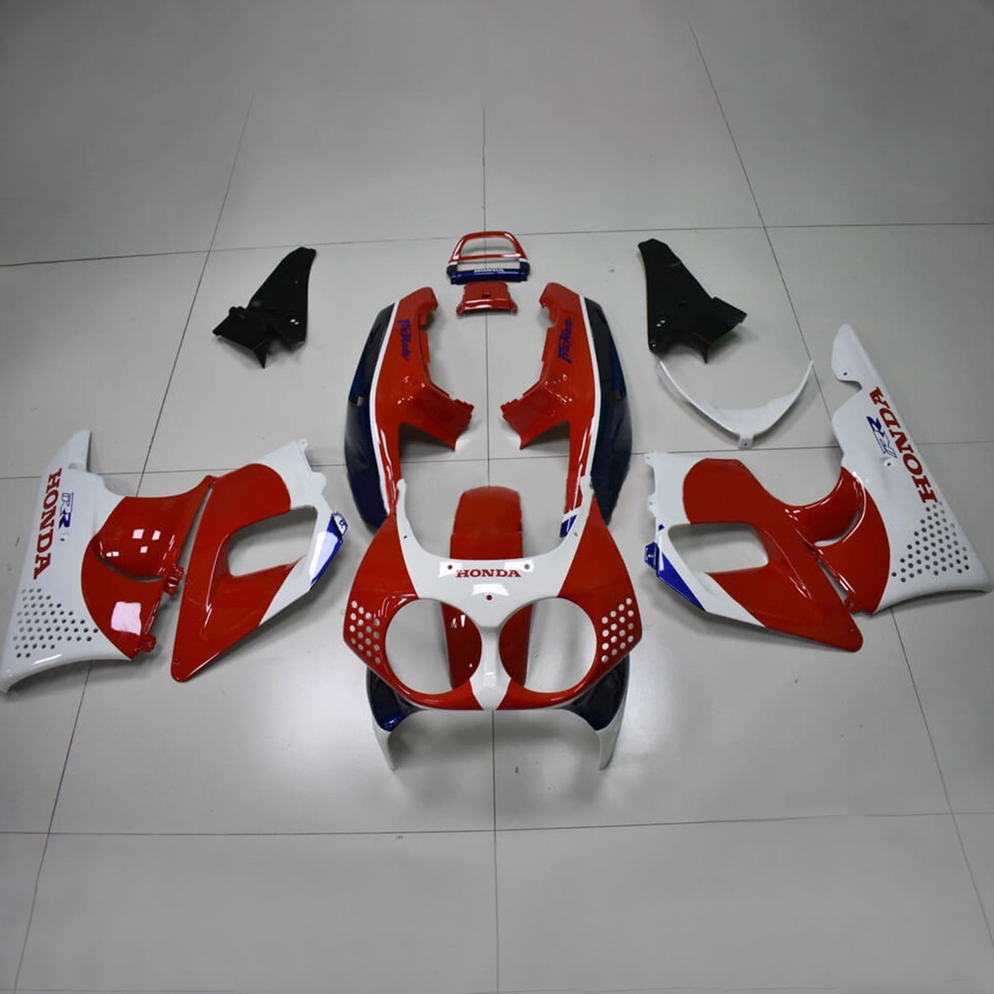 Amotopart Honda CBR900RR 893 1992-1993 Kit de carénage Corps Plastique ABS