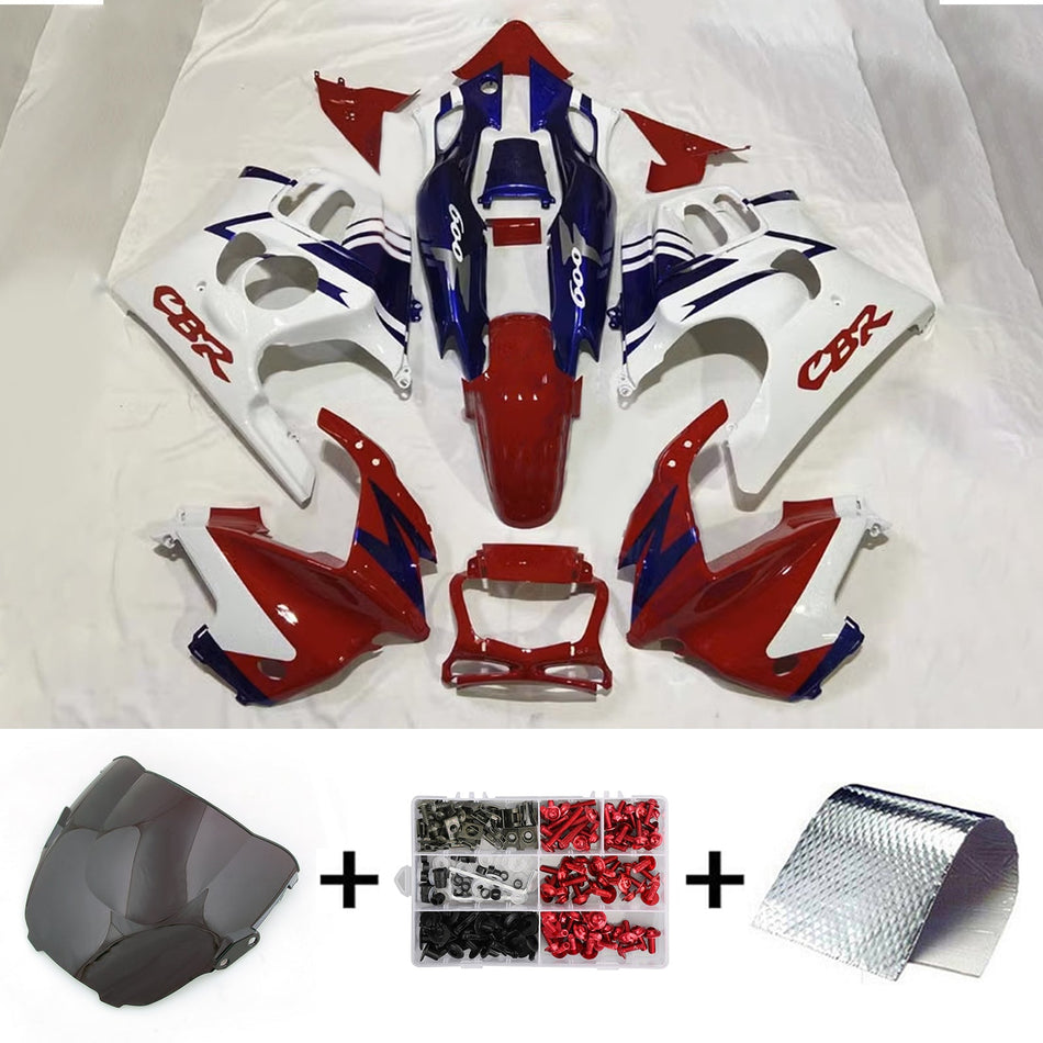 Amotopart Honda CBR600 F3 1997–1998 Verkleidungsset, Karosserie, Kunststoff, ABS